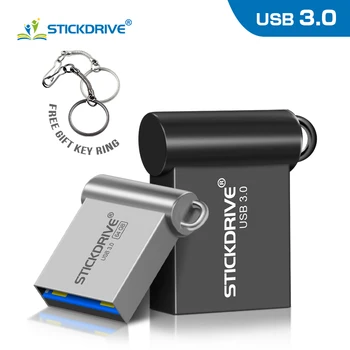 Super mini pendrive 8GB 16GB 32GB USB3.0 flash drive 64GB 128GB pen drive, Memory Drive Flash USB Stick Kietas pen ratai-geriausia dovana