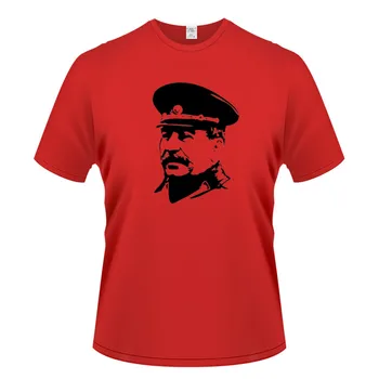 TSRS Stalino Vienodas Vyrų marškinėliai Juokinga Dizainas, Spausdinimo Medvilnės Viršuje Tees Individualų