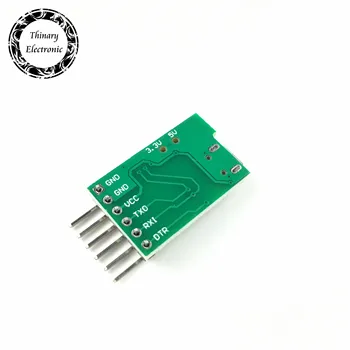 Thinary Elektroninių 10vnt USB TTL konverterio Micro UART modulis CH340G CH340 3.3 V 5V jungiklis downloader pro mini