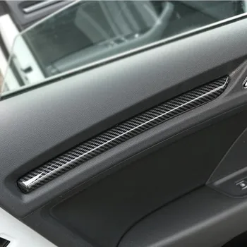 Tinka-2018 m. Audi A3 S3 8VABS anglies pluošto stiliaus dėtuvė prietaisų skydelio apdailos juostelės durų apdailos dangtis