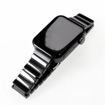 Tinka Xiaomi smart MI žiūrėti skirtas high-end luxury sklandžiai juodosios keramikos dirželis 20mm apyrankės apyrankės diržo watchband