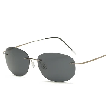 Titano Poliarizuoti akiniai nuo saulės Turas taškus Polaroid Prekės Dizaineris Gafas Vyrų Ovalo formos Saulės akiniai sunglass vyrams, moterims