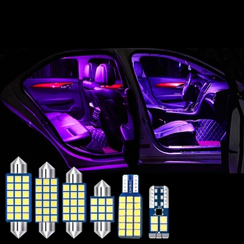 Toyota Paskyrimas Estima ACR30 ACR50 2000-2019 9pcs 12V Automobilio, LED Lemputes, Interjero Skaitymo Lemputė, Durų Lemputė Skrynios Šviesos Priedai