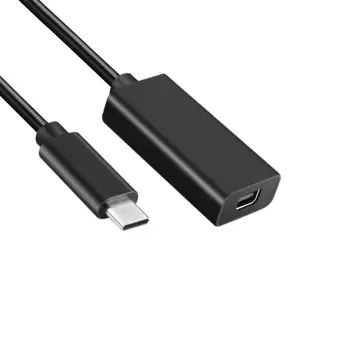 Type C Mini DP Adapteris Keitiklis USB 3.1 Type C Mini Display Port Cable-4k 
