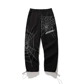 UNCLEDONJM Voras siuvinėjimo Baggy Haremo Kelnės Streetwear Vyrų 2020 Metų Vasaros Hip-Hop Atsitiktinis Kelnės Mados Vyriškos Kelnės ED933