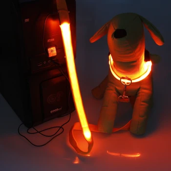USB Įkrovimo Led Šunų Antkaklis Anti-Lost/Išvengti Automobilio Avarijos Antkaklis Šunims, Šuniukų Antkakliai &Veda LED Reikmenys Naminių Produktų
