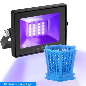 UV LED Dervos Kietėjimo Šviesos Lempos 110-260V 405nm UV LED Dervos Kietėjimo Šviesos Lempa SLA DLP 3D Spausdintuvas Šviesai Priedai