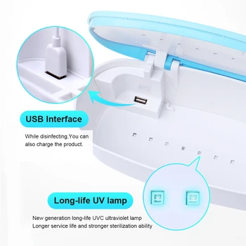 UV dezinfekavimo priemonės Dėžutė, Nešiojamų LED Sterilizer Langelį Sekso Vibratorius Dezinfekavimo Box USB Powered Asmens Sekso Žaislai, Aksesuarai