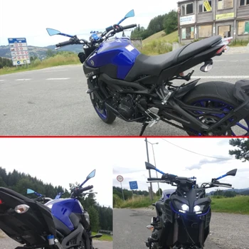 Universalūs Motociklo veidrodėlis CNC pusės galinio vaizdo už CFMOTO 400NK 400 NK 650NK 650 NK NK250 NK150