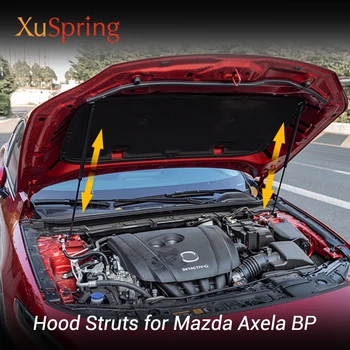 Už Mazda 3 Axela 2019 2020 BP Automobilio variklio Dangčio Gaubtu Liftas Paramos Pavasario Šoko Dujų Laikiklis su Spyruokle Barų, Hidraulinės Sklendės Strypas Stilius