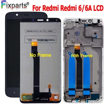 Už Redmi 6 LCD Ekranas Redmi 6A LCD Ekranas skaitmeninis keitiklis Asamblėjos Touch Ekranas Xiaomi Redmi 6A LCD atsarginės Dalys