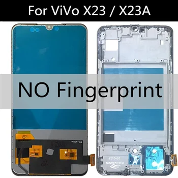 Už VIVO X23 X23A V1809A V1809T LCD Ekranas +Touch Ekranas skaitmeninis keitiklis Stiklo Objektyvas Asamblėjos Pakeisti telefono LCD ekraną 6.41