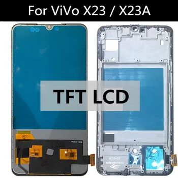 Už VIVO X23 X23A V1809A V1809T LCD Ekranas +Touch Ekranas skaitmeninis keitiklis Stiklo Objektyvas Asamblėjos Pakeisti telefono LCD ekraną 6.41