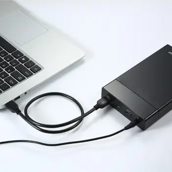 VKTECH USB 3.0 3.5 colio SATA III 5Gbps Išorinio Kietojo disko Disko Ehclosure Atveju Dėžutė su LED Indikatoriumi Nešiojamojo kompiuterio Darbalaukio Karšto