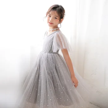 Vaikai Suknelės Mergaitėms Suknelė Star Blizgančiais Paauglių Mergaičių Princesė Suknelė Vasaros Trumpą Vaikų Kostiumas 10 12 Metų