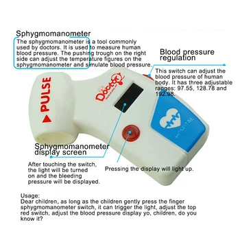 Vaikai Vaidmenį Apsimesti Žaisti Gydytojo Medicinos Playset Rinkinys Carrycase Stetoskopas Žaislas