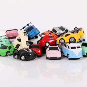 Vaikams žaislai Metalo Traukti Atgal, automobilių Transporto priemonių modelių Klasikinių sportinių veikia automobilių dviaukštis Autobusas surinkimo žaislų rožinės spalvos retro puikus automobilis
