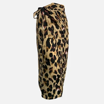 Vasaros Stora Varčias Moterų Sijonas Atsitiktinis Leopardas Spausdinti Pieštuku Sijonas Moterų 2020 m. NAUJŲ Seksualių Nėrinių iki Aukštos Juosmens, Plonas Moterų Sijonai