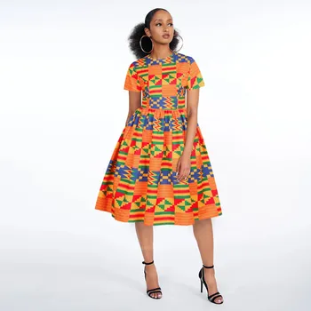 Vasarą Ponios Afrikos Drabužius 2020 Mados Dashiki Spausdinti seksualus Mados vakarinę Suknelę Plius Dydis Drabužių Afrikos Suknelės Moterims