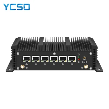 Ventiliatoriaus Mini Pc Intel Core i5 8265U Celeron 6 LAN 211at Gigabit Ethernet 2*Usb 3.0 HDMI, RS232 Firewall Router PFsense Minipc