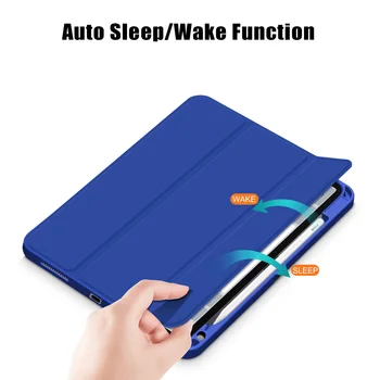 Verslo Tablet Case for iPad Air 4-osios Kartos Atveju 2020 m. su Auto Sleep/Wake up Atveju už iPad 4 Oro 10.9