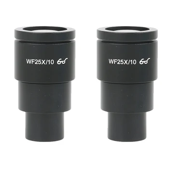 Viena Pora WF10X WF15X WF20X WF25X WF30X Okuliarai Stereo Mikroskopas Plataus Lauko 20mm 15mm 9mm 10mm WF10X/20 Aukšto Akių-Taškų