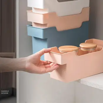 Vienas Virtuvės Prieskonių Laikymo Dėžutė Plastikinė Spintelė Darbalaukio Užkandis Saugojimo Krepšys Puodą Apdailos Lauke Talpykla