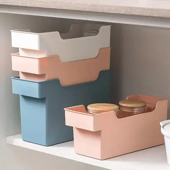 Vienas Virtuvės Prieskonių Laikymo Dėžutė Plastikinė Spintelė Darbalaukio Užkandis Saugojimo Krepšys Puodą Apdailos Lauke Talpykla
