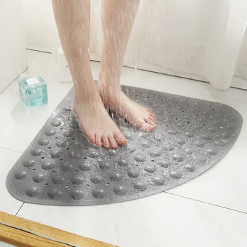 Viešbutis tualetas vėduoklės formos siurbtukas PVC grindų kilimėlis dušo kambarys sektoriaus vonios kilimėlis namų vonios neslidus kilimėlis ratas dušas kilimėlis
