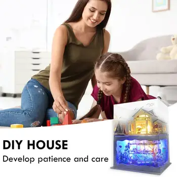 Villa Doll House Baldai LED Šviesos 