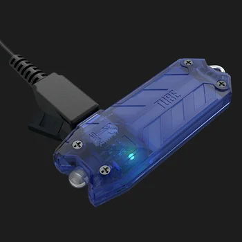 Viršų Pardavimo NITECORE Vamzdis Nešiojamų lengvas USB Įkrovimo EDC Kišeninis Žibintuvėlis atsparus Vandeniui Mini Dydžio Spalvinga KeyChain Lempos