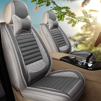 Visiška linų pluošto automobilių sėdynės padengti automobilių sėdynės apima Audi a1 a3 a4 audi a4 allroad quattro audi a5 a6l, tt
