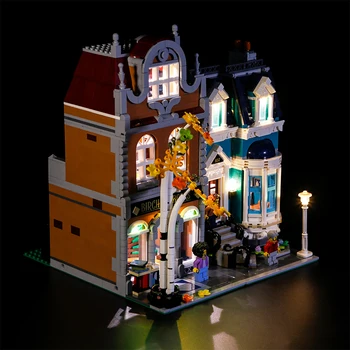 Vonado LED Suderinama LEGO10270 Kūrėjas Europos Stiliaus Knygynas 