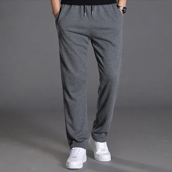Vyrai Poilsiu Prakaito Kelnės Sporto Sweatpants Hip-Hop Kietas Aukšto Liemens Kelnės Streetwear Kokybės Vyrų Sweatpants Hipių Rudenį