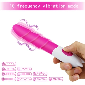 Vyras nuo 10 Greičio Vibratoriai Sekso Žaislai Moterims, Vibruojantis Dildo Kulka Silikono G Spot Massager Klitorio Stimuliatorius Sekso Produktai