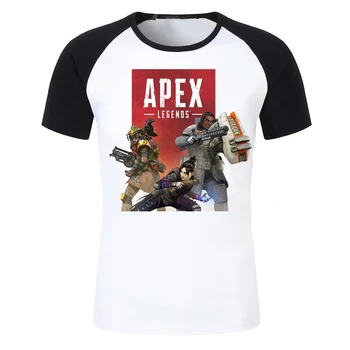 Vyriški Marškinėliai Apex Legendos Bloodhound Pathfinder Wraith Artsy Nuostabus Kūrinys Išspausdintas Baseball Tee