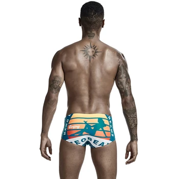 Vyriškos maudymosi kostiumėlį, Seksualus Valdybos Šortai, maudymosi Kostiumėliai Vyrų Kvėpuojantis baseinas Plaukimo Glaudės Quick Dry Sportas Paplūdimyje Trumpas Maillot De Bain