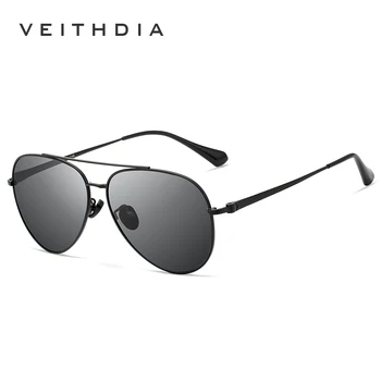 Vyrų Derliaus Lydinio Poliarizuoti Akiniai nuo saulės Klasikinis VEITHDIA Prekės ženklo Saulės akiniai UV400 Lens Vairavimo Akiniai Vyrų/Moterų Oculos de sol