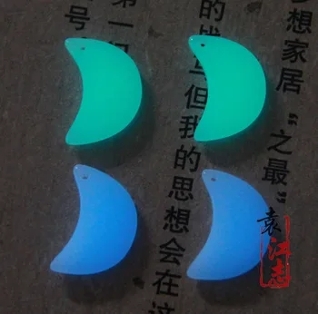 Vyrų ir moterų Nakties Šviesos Pakabukas mėnulio šviesos perlas karoliai Žavesio Papuošalai mėnulio tipo šviesos pakabukas 3 spalvų pasirinkimo dovana