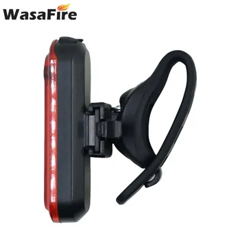 WasaFire Dviratį Uodegos Šviesos diodų (LED) USB Įkrovimo Dviračių Galinis Žibintas atsparus Vandeniui Saugos Perspėjimo Lemputė MTB Kelių Dviračių Žibintai
