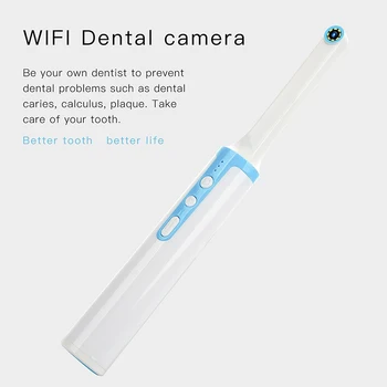 WiFi Bevielio vaizdo Kamera Full HD 1080P Endoskopą 8pcs LED Šviesos Patikrinimo Odontologas Burnos Realaus laiko Vaizdo 