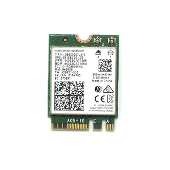 Wireless-AC 8265 867Mbps 802.11 AC Dual Band Darbalaukio WiFi Adapteris PCI Express Card Intel 8265AC 5 ghz WiFi + Bluetooth 4.2
