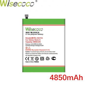 Wisecoco BA721 4850mAh Baterija Mei zu 6 Pastaba M6 Pastaba M7 Išmaniojo telefono Bateriją Pakeiskite+ Sekimo Numerį