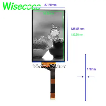 Wisecoco Vienspalvis Ekranas 6 Colių 2k 3d Spausdintuvas 6.08 colių Mono Lcd Ekranas 1620x2560 Mipi Valdybos DLP/SLA Aukštas Šviesos Pralaidumo