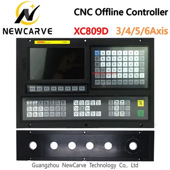 XC809D 3~6 Ašis USB CNC Kontrolės Sistemos Valdiklis Parama FANUC G-kodas Neprisijungęs Frezavimo Gręžimo Bakstelėję Gręžimo Šėrimo NEWCARVE