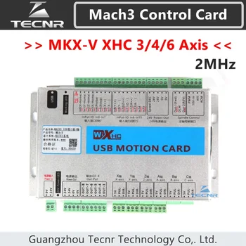 XHC Mach3 USB breakout valdybos 3 4 6 ašis MKX-V judesio kontrolės kortelės 2MHz palaiko windows 7,10 už cnc graviravimas pjovimo staklės