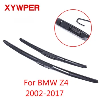 XYWPER Valytuvai BMW Z4 E85 E89 2002 2003 2004 2005 2006 2007 2008-2017 Automobilių Reikmenys Minkštos Gumos priekinio, galinio Stiklo Valytuvas
