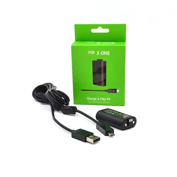Xbox Vienas Gamepad Įkraunamos Baterijos, Su 2,75 m USB Kabelis, skirtas XBOX VIENAS Belaidis Žaidimų Valdiklis Baterijos Pakeitimas