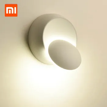 Xiaomi Mijia 6W sienos led šviesos apdailos lovos pusėje lempa miegamasis palėpėje sconce šviesos reguliuojamas 360 pasukti modernus protingo namo