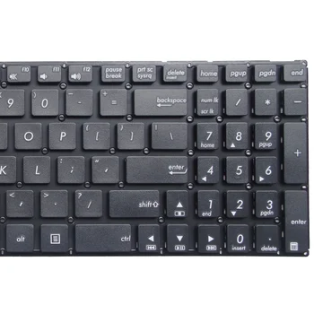 YALUZU MUMS nešiojamojo kompiuterio klaviatūros ASUS X555 X555B X555D X555L X555LA X555LJ X555LB X555U X555Y juoda